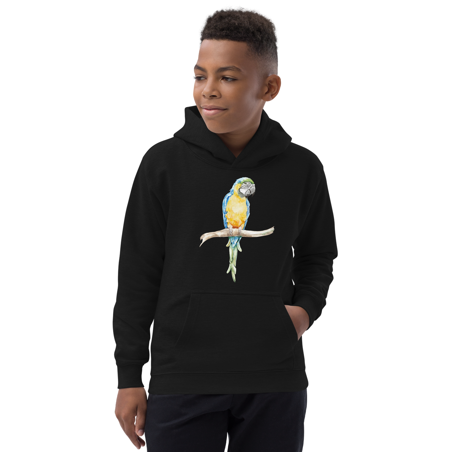 Zazu Water Colour Unisex Kids Hoodie