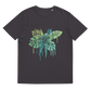 Tropical Drip Green Unisex Organic Cotton T-Shirt