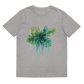 Tropical Drip Green Unisex Organic Cotton T-Shirt