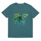 Tropical Drip Green Unisex Organic Cotton T-Shirt